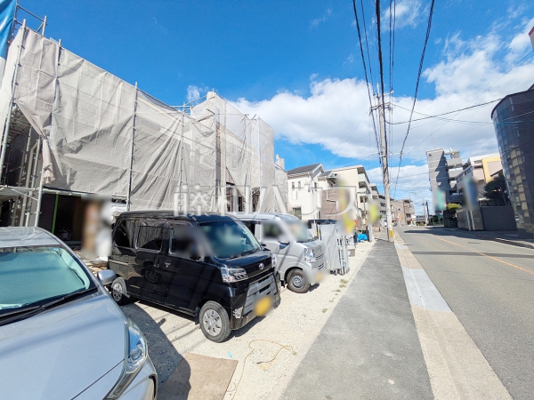 接道状況および現場風景 【福岡市南区皿山3丁目】 接道状況および現場風景 【福岡市南区皿山3丁目】