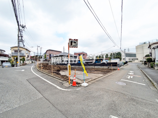 接道状況および現場風景 【府中市小柳町2丁目】