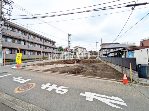 接道状況および現場風景 【府中市小柳町2丁目】