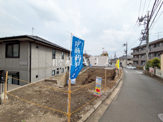 接道状況および現場風景 【府中市小柳町2丁目】