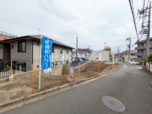接道状況および現場風景 【府中市小柳町2丁目】