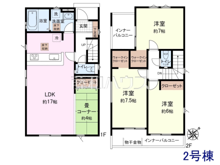 2号棟 間取図 【八重瀬町字安里】