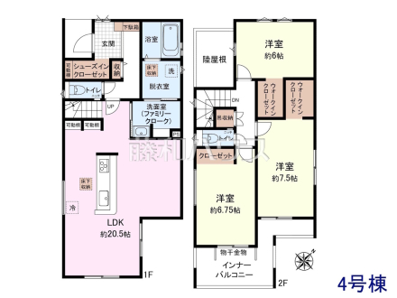 4号棟 間取図 【八重瀬町字安里】