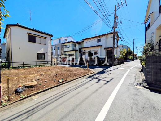 接道状況および現場風景 信頼のおける建築会社のご紹介も承ります。プレゼン見積もり等お気軽にお問合せ下さい 【西東京市中町4丁目】