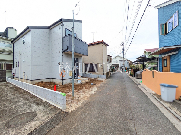 接道状況および現場風景 【武蔵村山市残堀5丁目】 接道状況および現場風景 【武蔵村山市残堀5丁目】