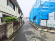 接道状況および現場風景 【杉並区井草4丁目】 接道状況および現場風景 【杉並区井草4丁目】