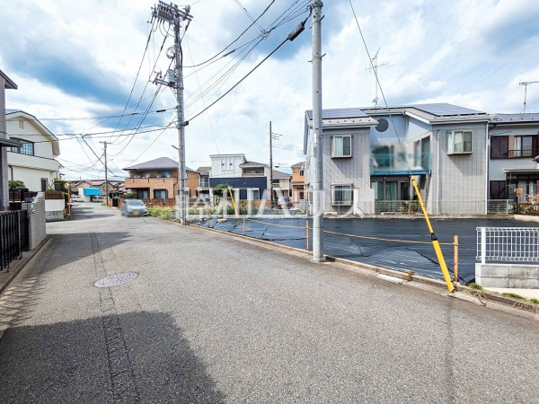 接道状況および現場風景 【東大和市清水4丁目】 接道状況および現場風景 【東大和市清水4丁目】