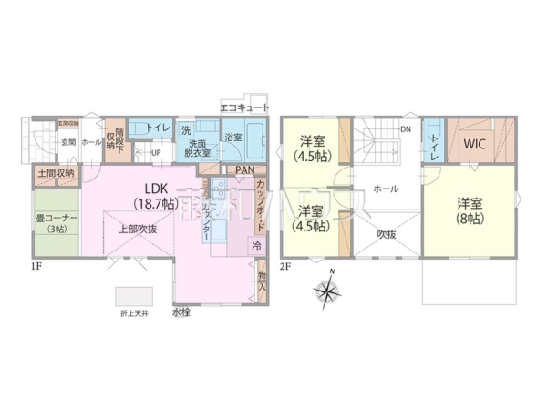 間取図 【福岡市南区長住4丁目】 間取図 【福岡市南区長住4丁目】