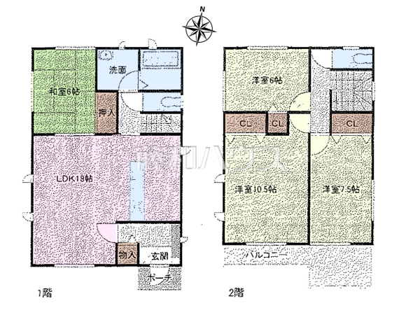 間取図 【名古屋市守山区吉根3丁目】 間取図 【名古屋市守山区吉根3丁目】