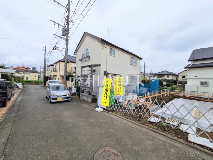 接道状況および現場風景 【調布市菊野台3丁目】/撮影日2026/08/31