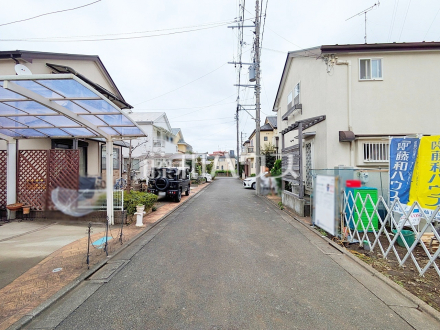 接道状況および現場風景 【調布市菊野台3丁目】/撮影日2026/08/30