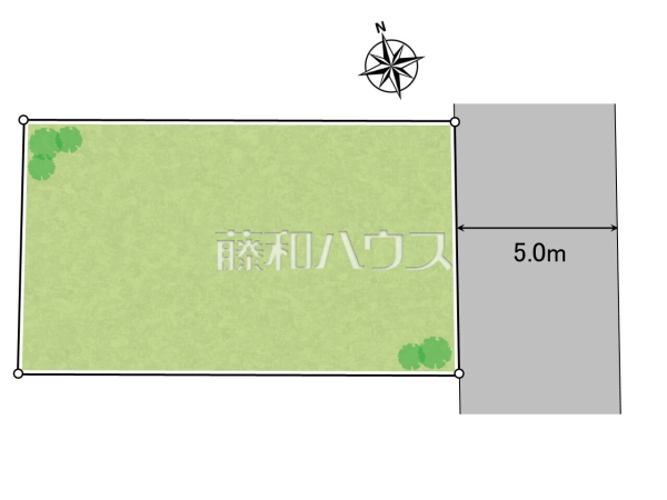 全体区画図 【昭島市朝日町5丁目】 全体区画図 【昭島市朝日町5丁目】