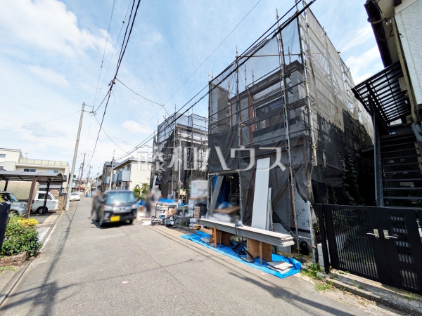 接道状況および現場風景 【練馬区石神井町4丁目】 接道状況および現場風景 【練馬区石神井町4丁目】