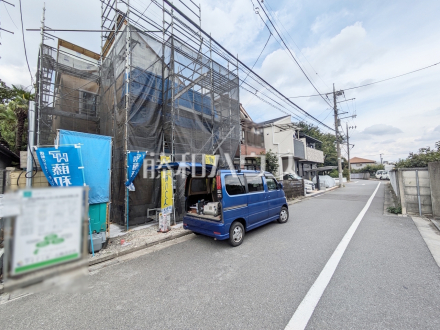 接道状況および現場風景 【練馬区関町東1丁目】/撮影日2026/08/22
