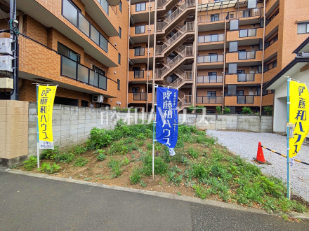 ≪現地外観≫当社オリジナルの注文建築システム「ハウス会」では、お客様のご要望に合わせて建築会社をご紹介いたします。 【府中市美好町3丁目】/撮影日2026/08/03