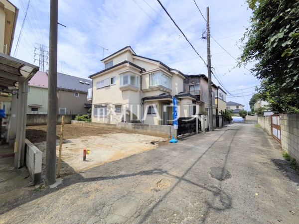 接道状況および現場風景 【小金井市梶野町2丁目】 接道状況および現場風景 【小金井市梶野町2丁目】