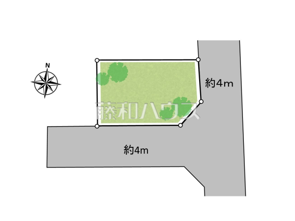 全体区画図 【練馬区上石神井1丁目】 全体区画図 【練馬区上石神井1丁目】