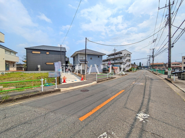 接道状況および現場風景 【武蔵村山市岸1丁目】 接道状況および現場風景 【武蔵村山市岸1丁目】