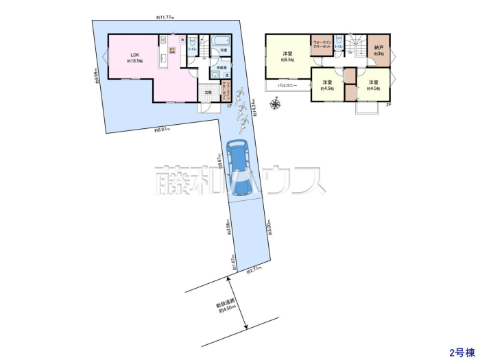 建物プラン例(間取図)