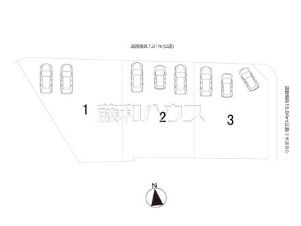 全体区画図 【春日井市知多町1丁目】