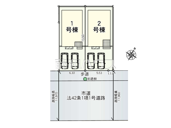 全体区画図 【福岡市西区横浜1丁目】 全体区画図 【福岡市西区横浜1丁目】