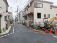接道状況および現場風景 【練馬区田柄1丁目】 接道状況および現場風景 【練馬区田柄1丁目】