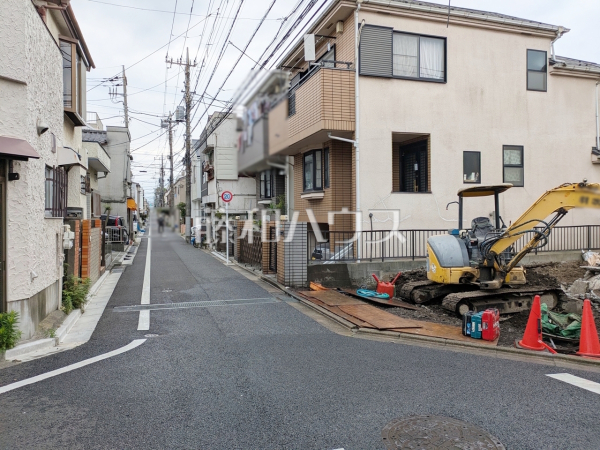接道状況および現場風景 【練馬区田柄1丁目】 接道状況および現場風景 【練馬区田柄1丁目】