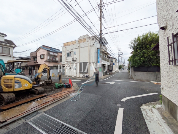 接道状況および現場風景 【練馬区田柄1丁目】 接道状況および現場風景 【練馬区田柄1丁目】