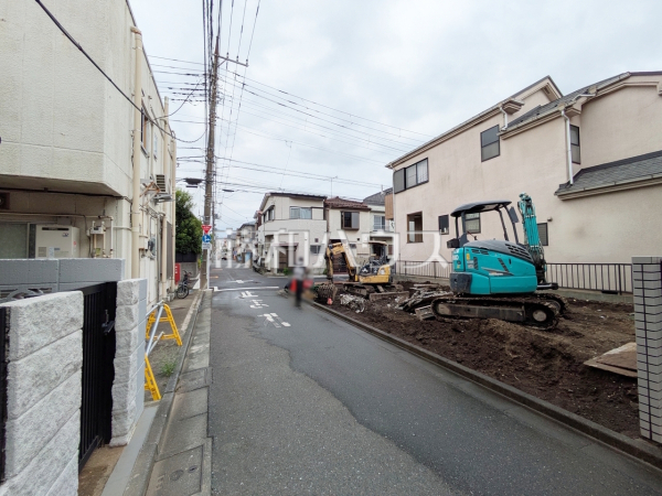 接道状況および現場風景 【練馬区田柄1丁目】 接道状況および現場風景 【練馬区田柄1丁目】
