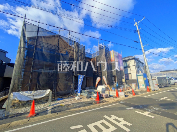 接道状況および現場風景 【富士見市大字水子】 接道状況および現場風景 【富士見市大字水子】