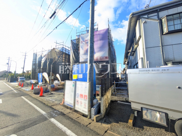 接道状況および現場風景 【富士見市大字水子】 接道状況および現場風景 【富士見市大字水子】