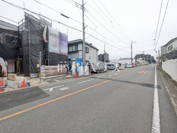 接道状況および現場風景 【富士見市大字水子】 接道状況および現場風景 【富士見市大字水子】