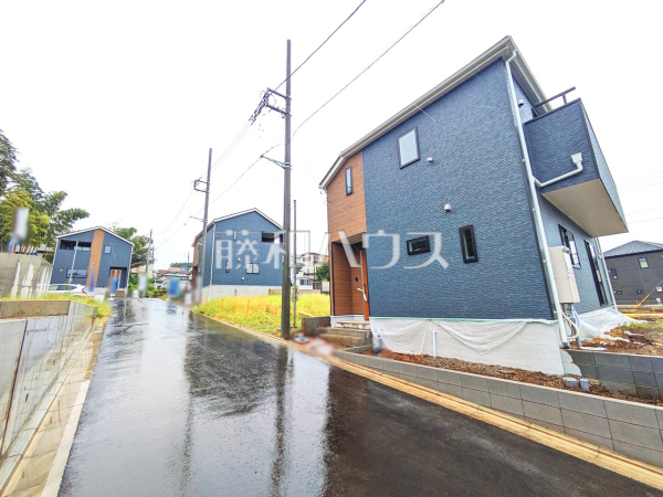 接道状況および現場風景 【八王子市長房町】 接道状況および現場風景 【八王子市長房町】