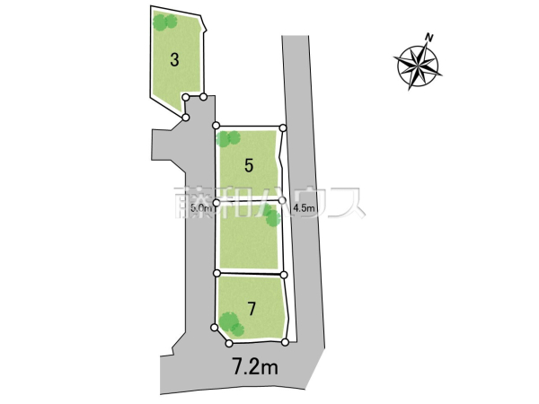 全体区画図 【八王子市長房町】 全体区画図 【八王子市長房町】