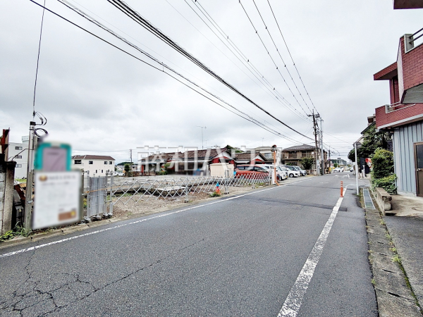 接道状況および現場風景 【日野市日野台2丁目】 接道状況および現場風景 【日野市日野台2丁目】