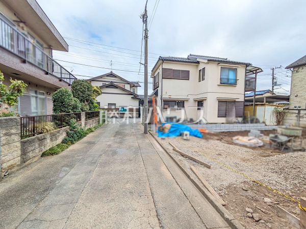 接道状況および現場風景 【昭島市緑町3丁目】 接道状況および現場風景 【昭島市緑町3丁目】