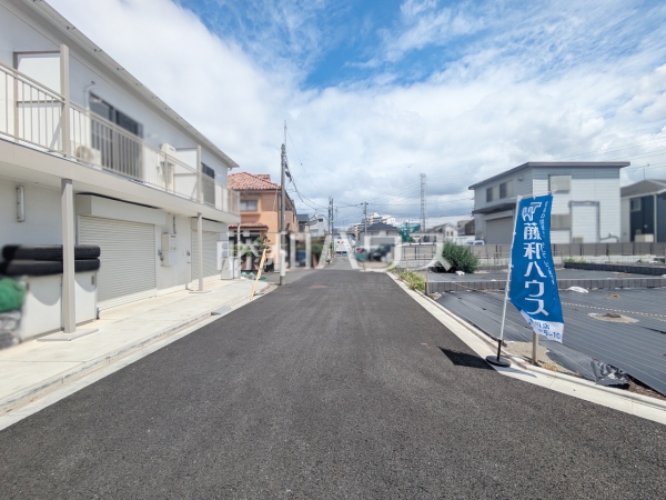 接道状況および現場風景 【世田谷区給田5丁目】 接道状況および現場風景 【世田谷区給田5丁目】