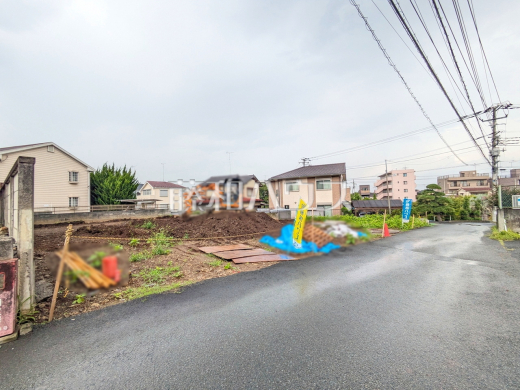接道状況および現場風景 【八王子市長房町】