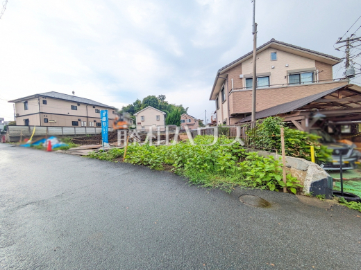 接道状況および現場風景 【八王子市長房町】