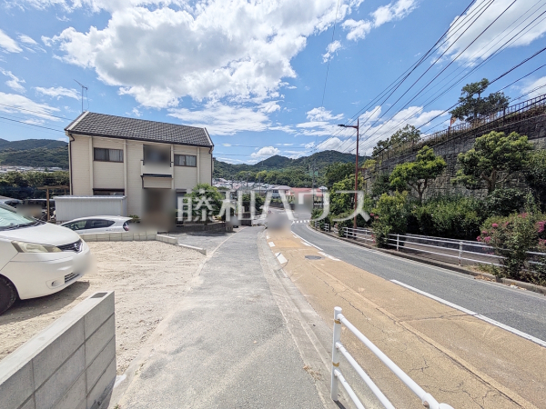 接道状況および現場風景 【福岡市西区野方6丁目】 接道状況および現場風景 【福岡市西区野方6丁目】