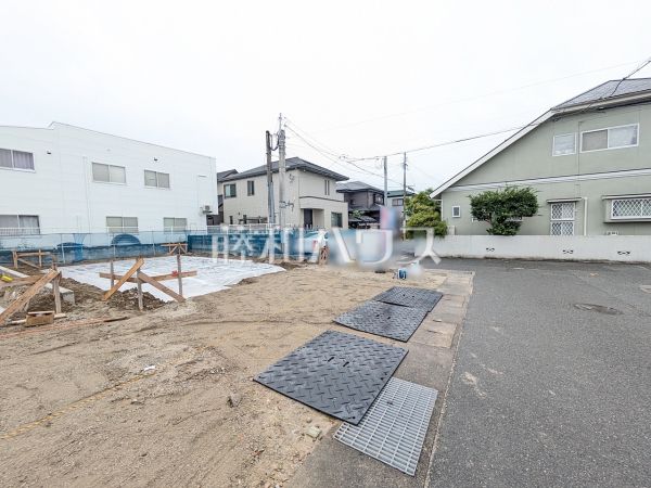 2号棟 接道状況および現場風景 【福岡市早良区田隈2丁目】 2号棟 接道状況および現場風景 【福岡市早良区田隈2丁目】