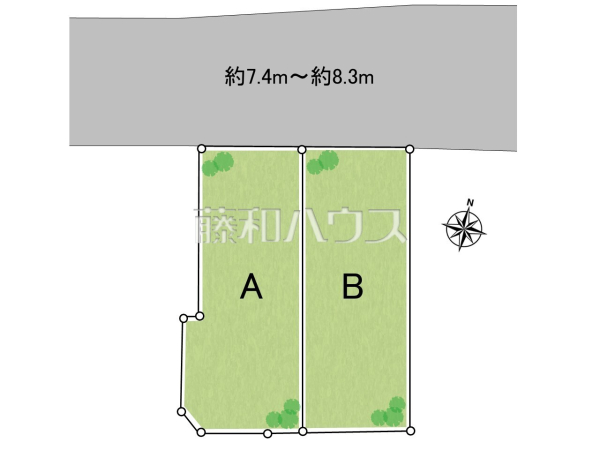 全体区画図 【三鷹市大沢3丁目】 全体区画図 【三鷹市大沢3丁目】