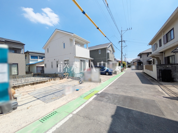 2号棟 接道状況および現場風景 【福岡市早良区田隈3丁目】 2号棟 接道状況および現場風景 【福岡市早良区田隈3丁目】