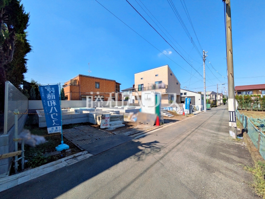 接道状況および現場風景 【三鷹市上連雀4丁目】