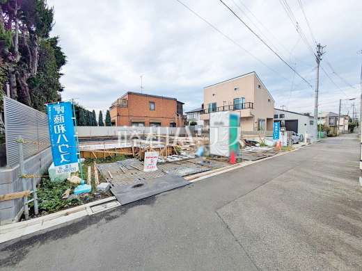 接道状況および現場風景 【三鷹市上連雀4丁目】