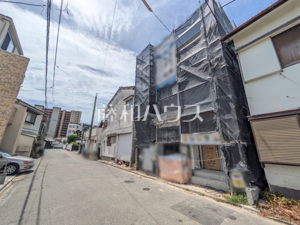 接道状況および現場風景 【福岡市西区姪の浜3丁目】 接道状況および現場風景 【福岡市西区姪の浜3丁目】