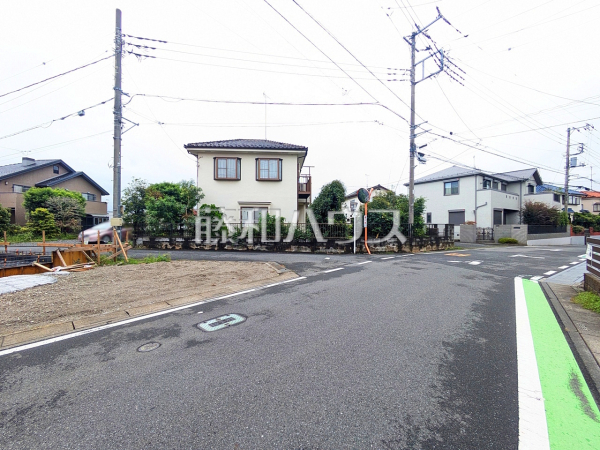 接道状況および現場風景 【富士見市大字水子】 接道状況および現場風景 【富士見市大字水子】