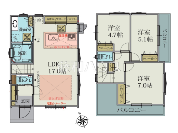 間取図 【富士見市大字水子】 間取図 【富士見市大字水子】