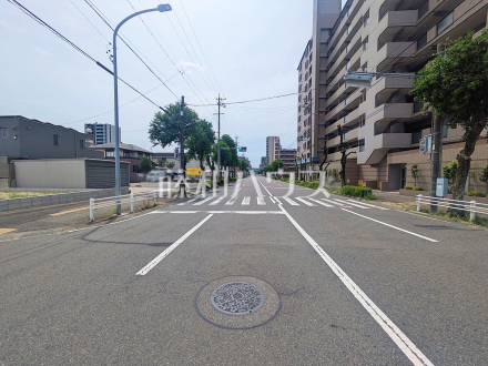 接道状況および現場風景 【春日井市中央通2丁目】/撮影日2026/08/09