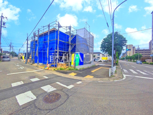 接道状況および現場風景 【春日井市中央通2丁目】